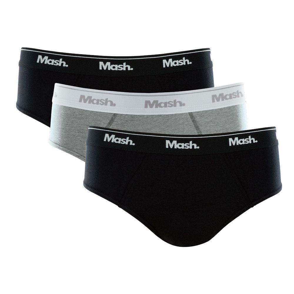 Kit Com 3 Cueca Slip Msh 010.04