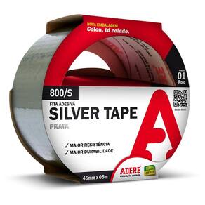 Fita Silver Tape Multiuso 45mmx5m Cinza Adere