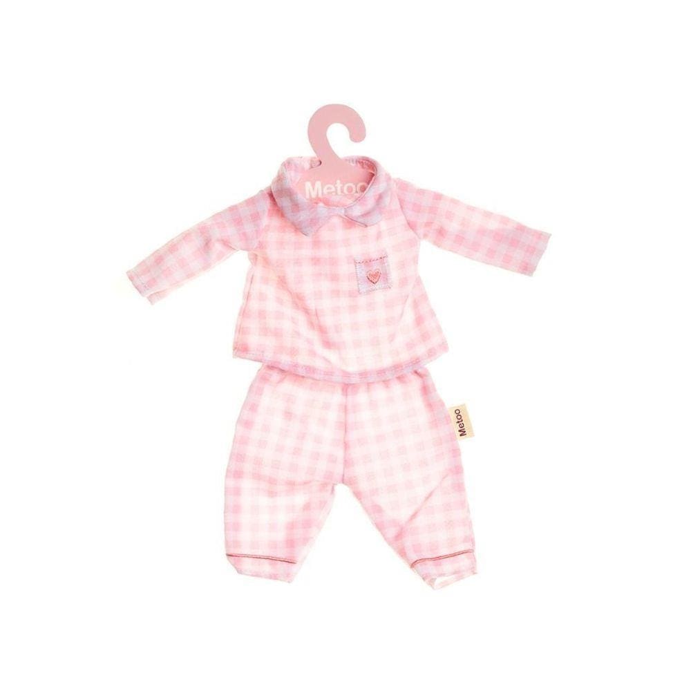 Roupa de Boneca Metoo - Pijama Rosa com Cabide - Metoo