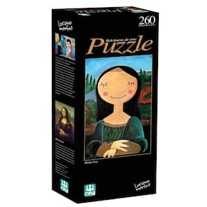Quebra Cabeça Arte Monalisa 260 Peças Da Nig Brinquedos 0575