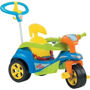 Veiculo Para Bebe Baby Trike Evolution Azul Biemme