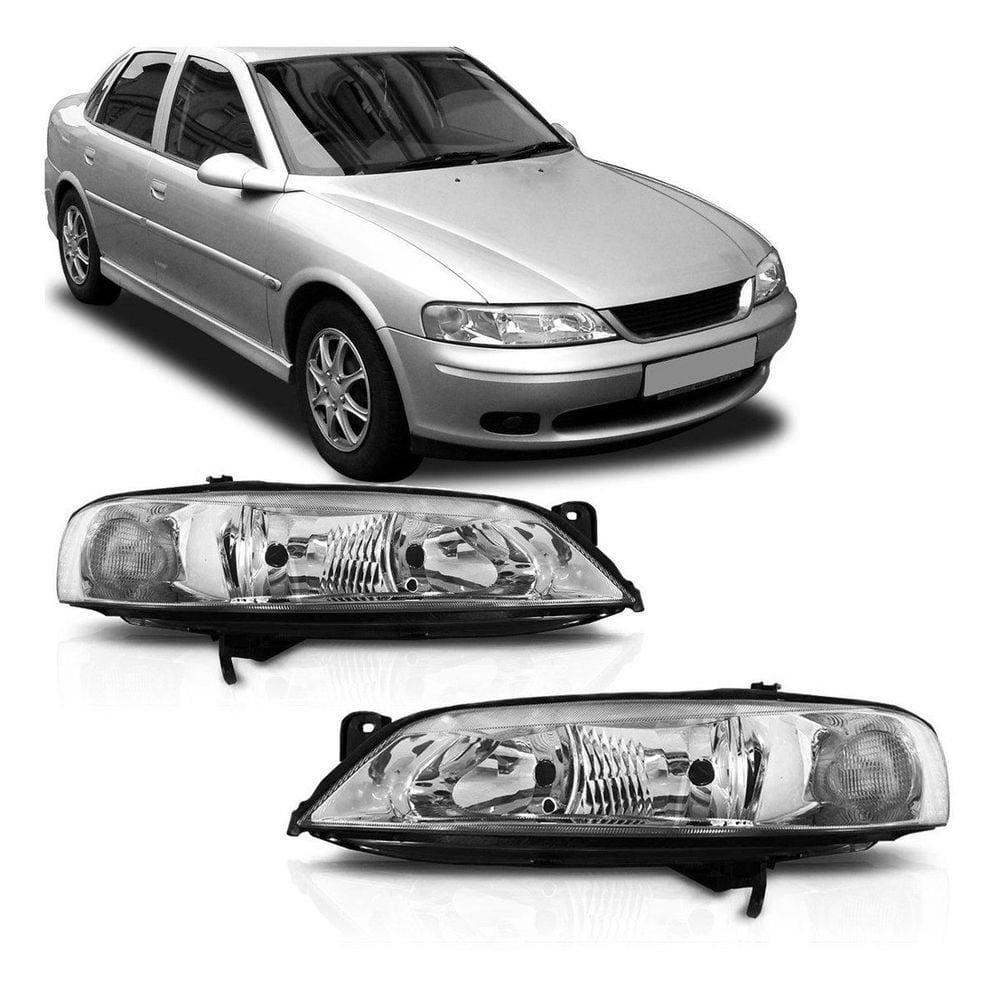 Farol Dianteiro Gm Vectra 99 2001 2002 2003 2004 Cromado
