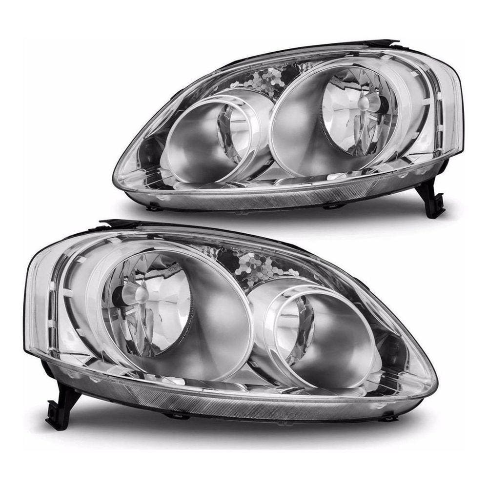 Farol Fox Spacefox Crossfox 08 2009 2010 Foco Duplo Cromado