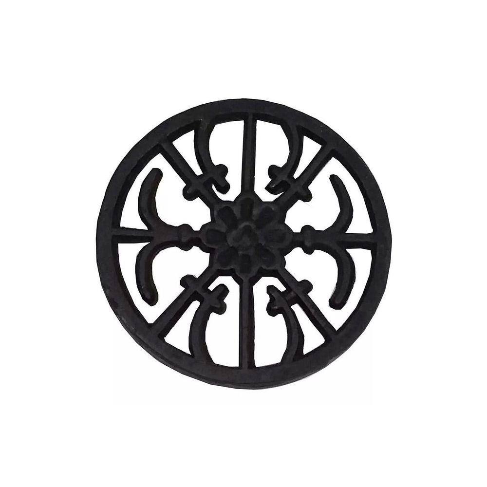 Rosácea Decoração Ferro Fundido Margarida Grade Portão 22cm