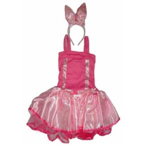 Fantasia Vestido Coelha Páscoa Adulto Especial - Rosa
