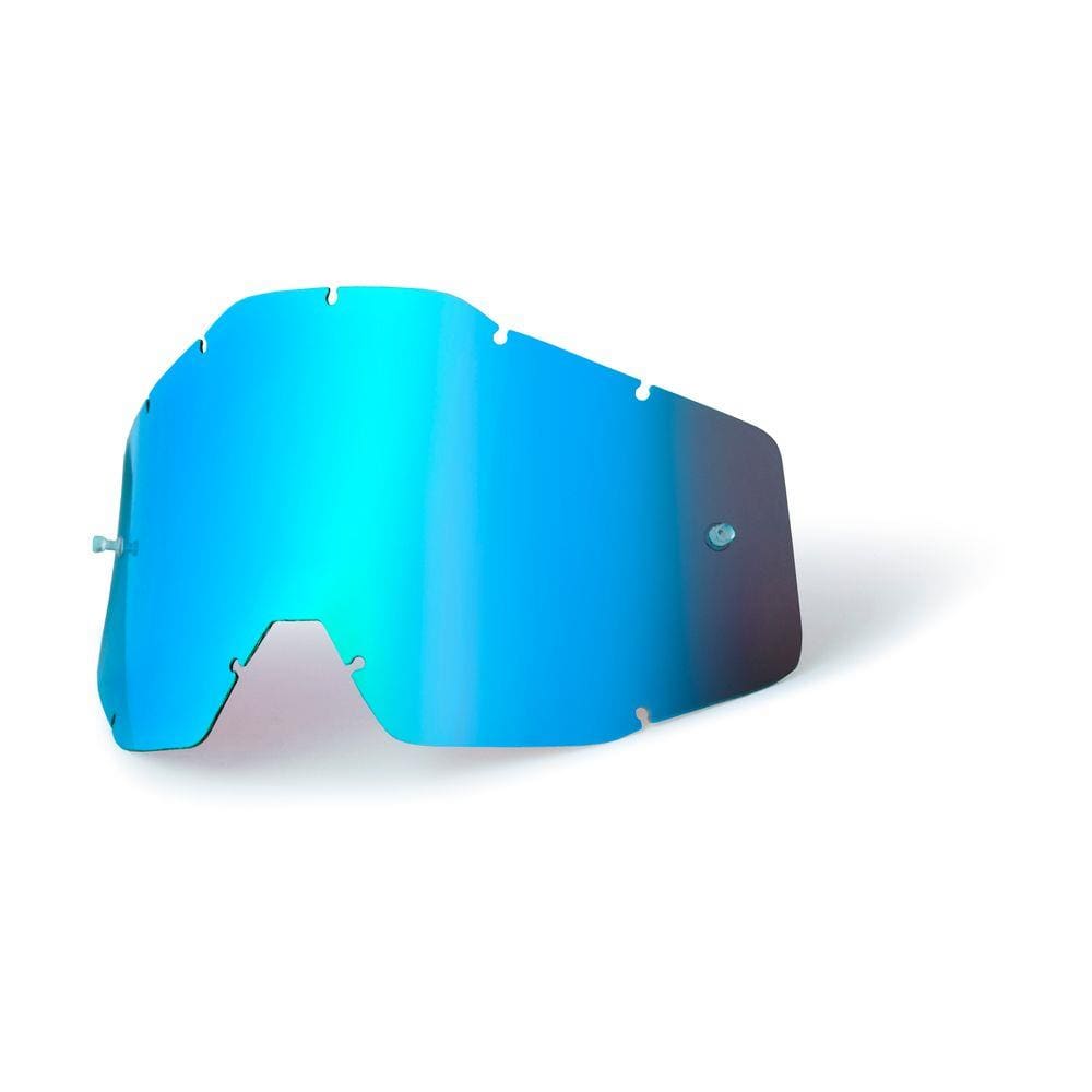 Lente 100% Oculos Race Accuri Strata 2021 Espelhada Azul