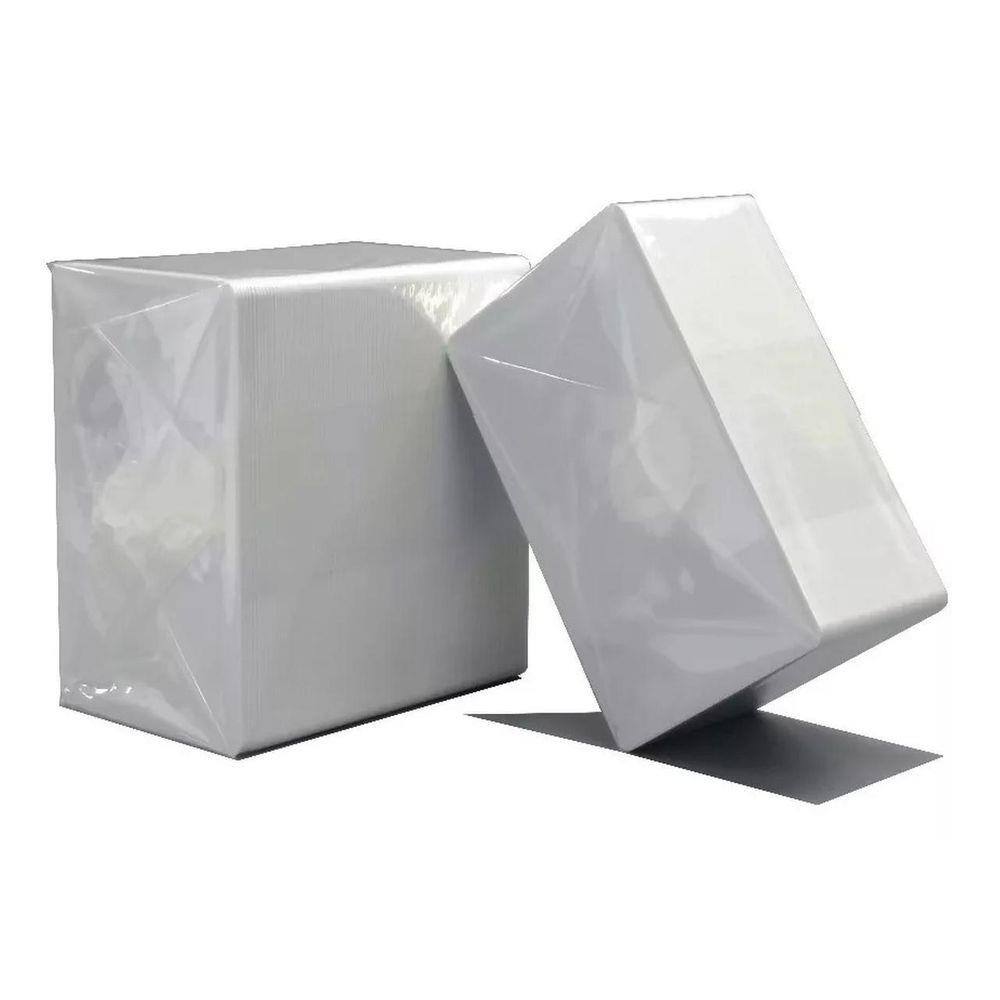 Cartões Pvc Branco Cr-80 Crachás 54X86X0,76Mm Caixa 250 Unid