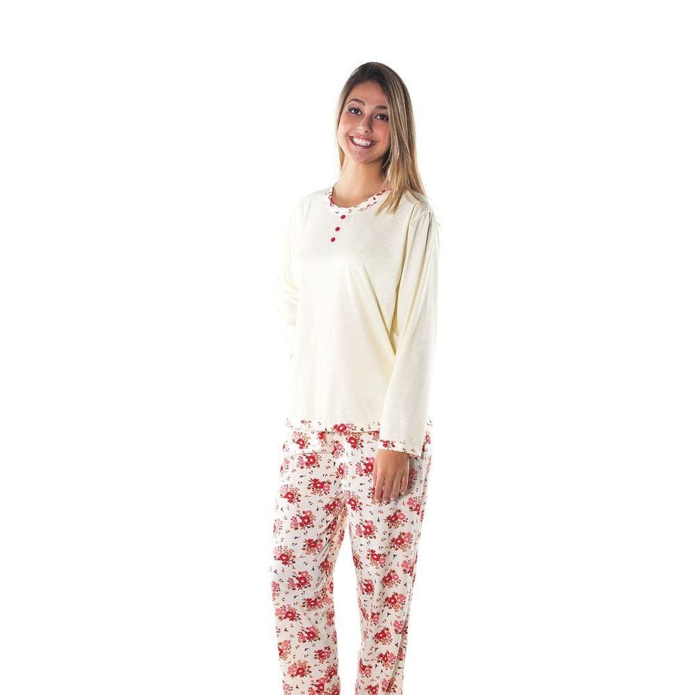 Pijama Longo Linha Jovem Feminino Vários Tamanhos
