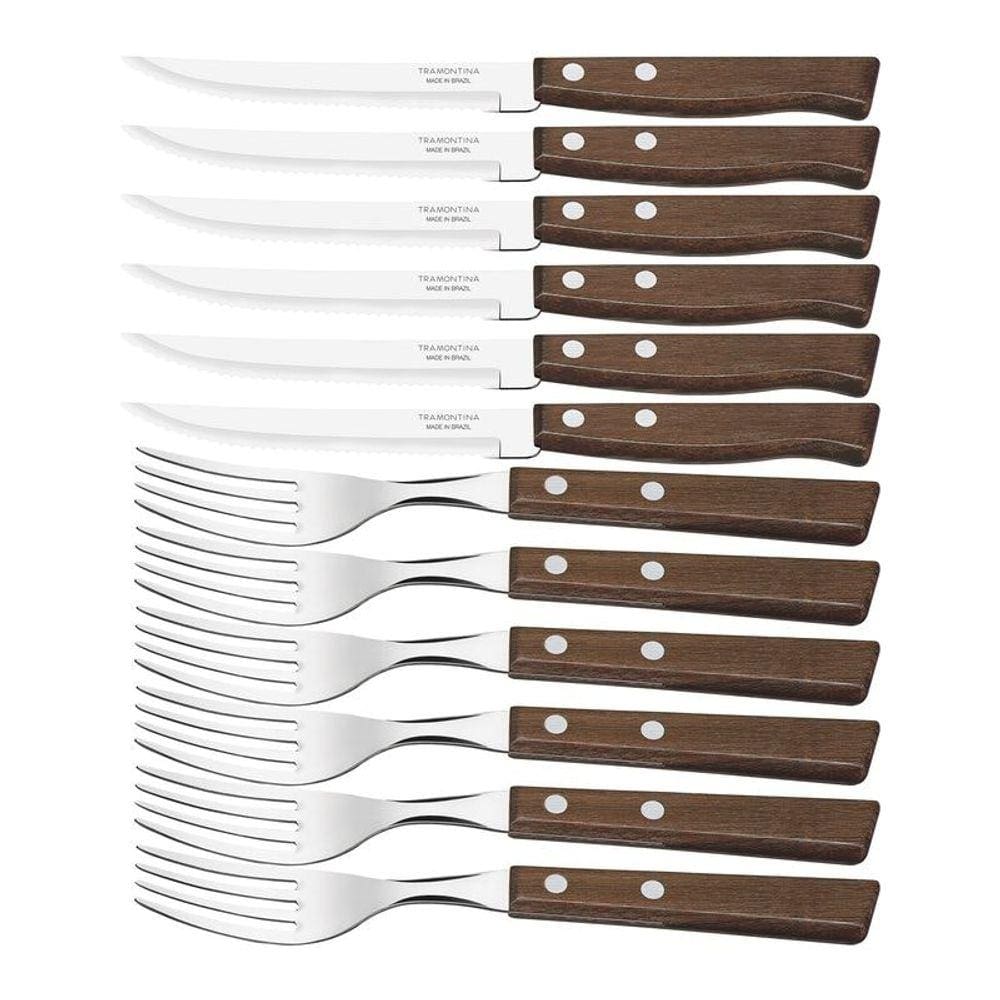 Jogo para churrasco 12 peças Tramontina