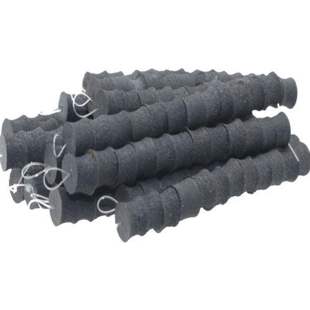 Kit 50 Fileira Stopper Pesca Borracha Trava Boia Chumbo N3