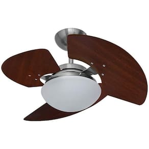 Ventilador Teto Aventador Stilo Aço Escovado 3 Pás Tron 110V