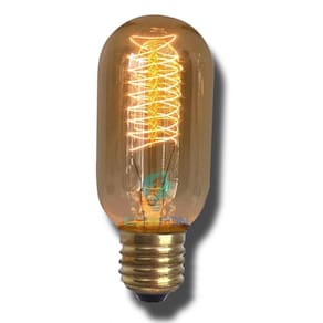 Lampada Retro Vintage T45 40w Filamento De Carbono