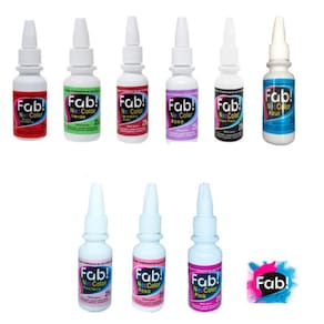 Corante Neocolor 9 Cores Fab Ind 25g Corante universal (lipossolu´vel e hidrossolu´vel) Use em Chantilly, Chocolate