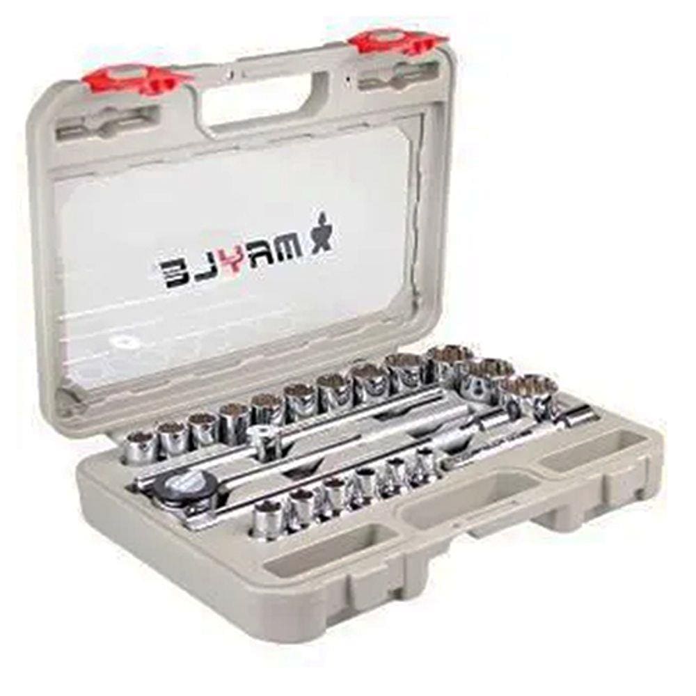 Jogo de Soquete 8 a 32mm c/ 23 Peças 110023 - MAYLE REF
