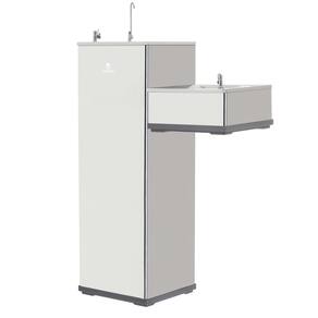 Bebedouro Conjugado Aço Inox - Inox - 110