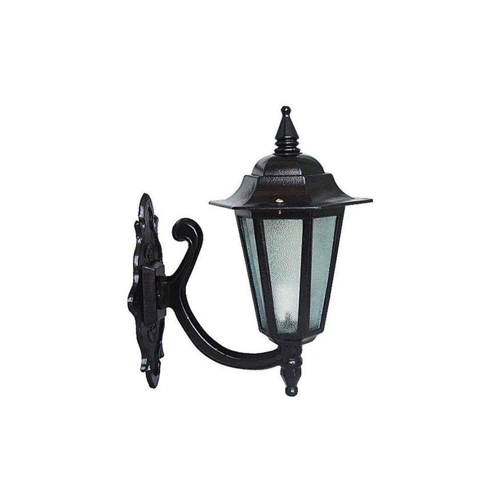 Luminária Holandesa com Braço Externa/interna Alumínio 34cm