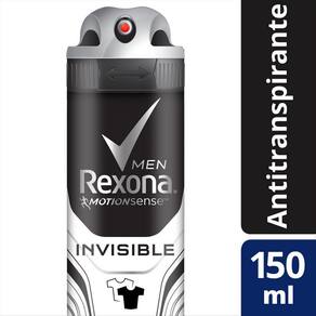 Desodorante Aerosol Rexona Invisible Men 150ml