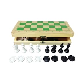 Brinquedos Educativos - Jogo de Xadrez e Damas