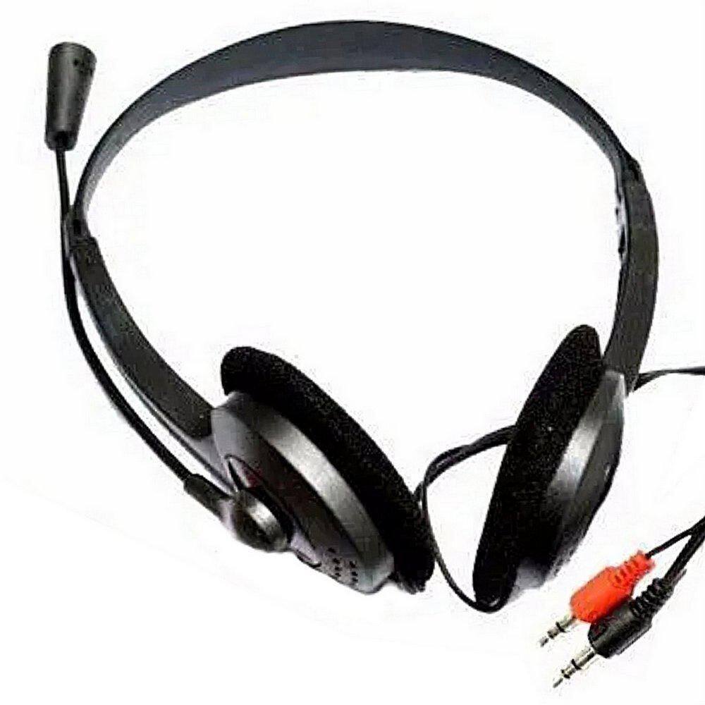 Fone de Ouvido Headset Com Microfone Preto X-cell Xc-hs12