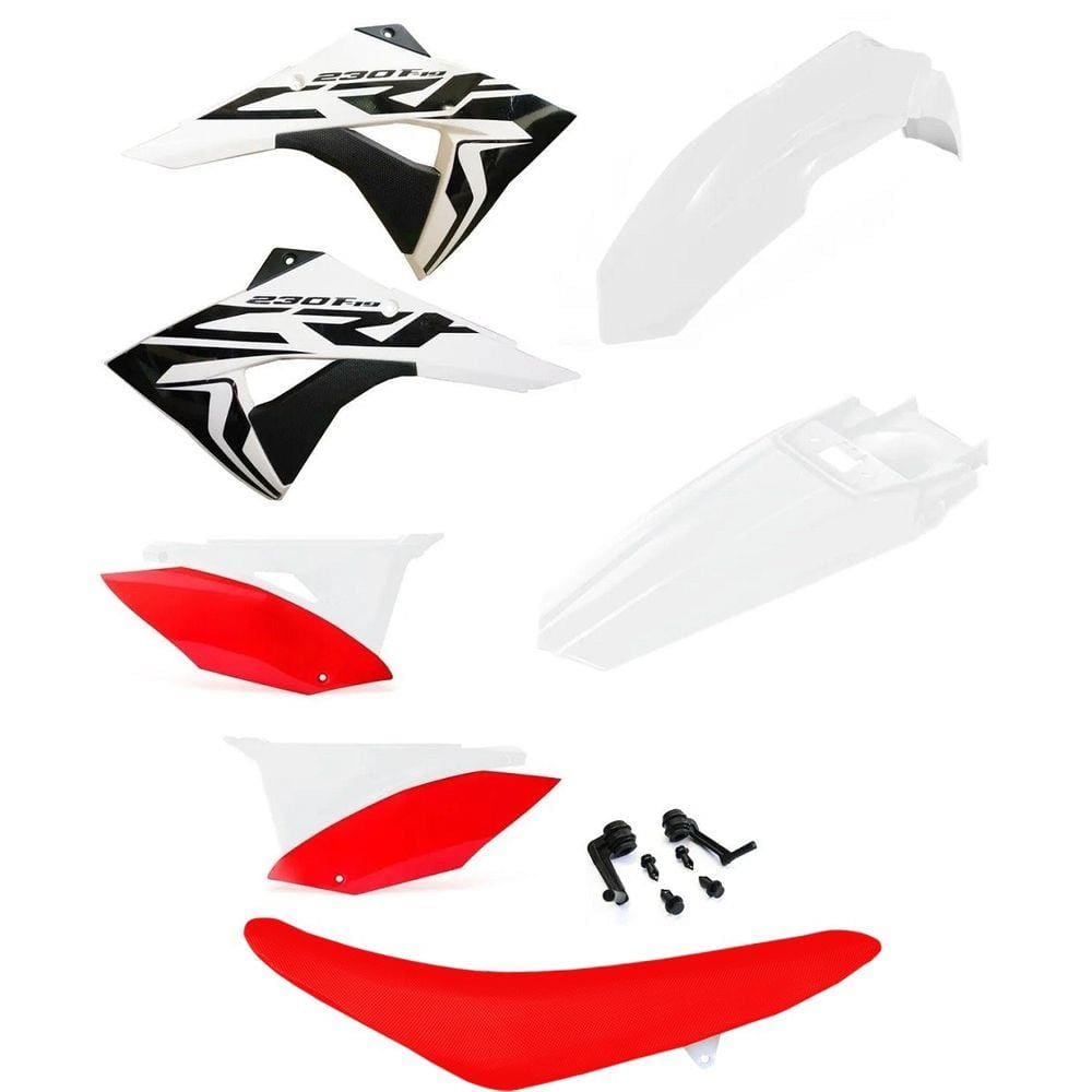 Kit Plástico Biker Next Crf 230 Adesivos E Banco Avtec