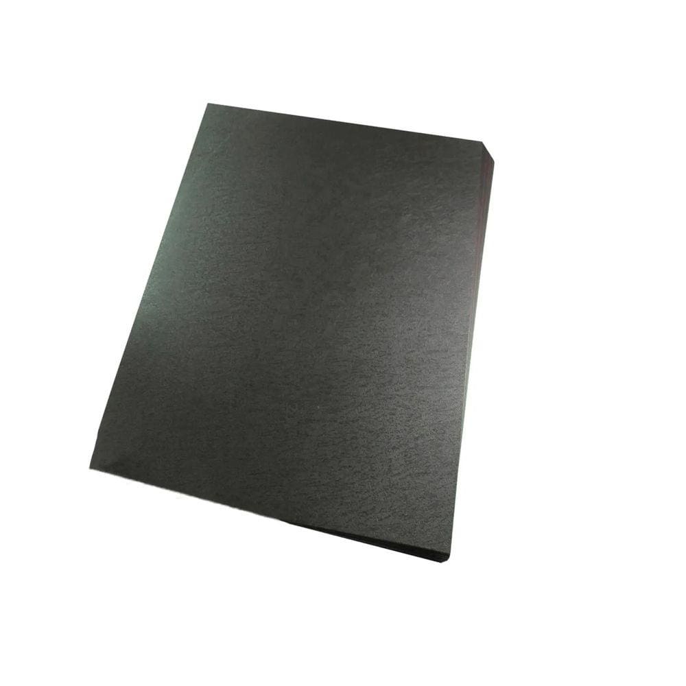 Capa para encadernação Ofício Preta PP Couro 0,30mm 100un