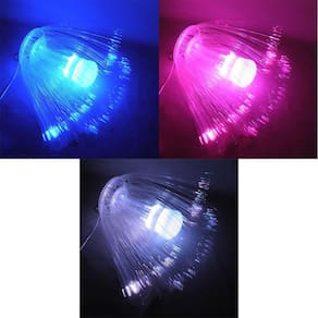 Pisca Pisca Natal Fibra Otica Agua Viva RGB Festa Bivolt Natalino Led