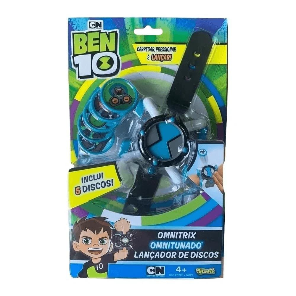 Relógio Horas Digital Ben10 Com Luz E Som Omnitrix Omniverse