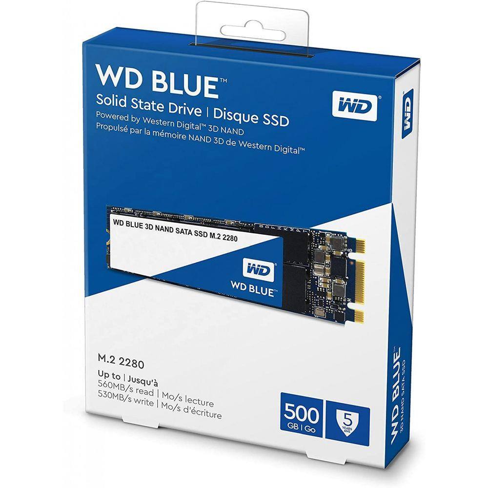 SSD WD Blue, 500GB, M.2, Leitura | Casas Bahia