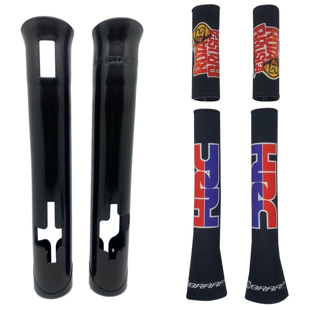 Kit Protetores Suspensão Dianteira Biker Neoprene Crf 250f Hrc