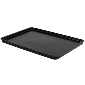 Bandeja Slim Casual Coza 34,6 cm x 24,5 cm x 1,5 cm - Preta