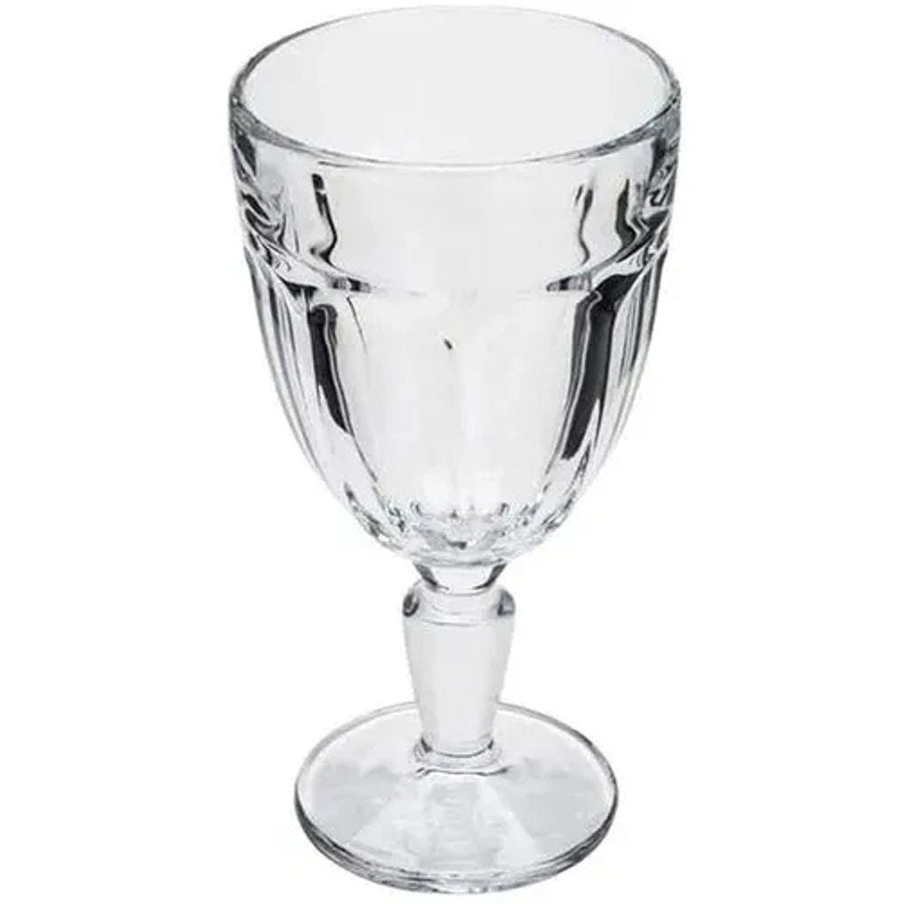 CJ 6 TAÇAS P/ÁGUA DE VIDRO FACES 330ml