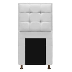 Cabeceira Copenhague 100 cm Solteiro Corano Branco