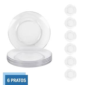 Prato Temperado 22cm Raso Astral Refeição Duralex - 6 Unid