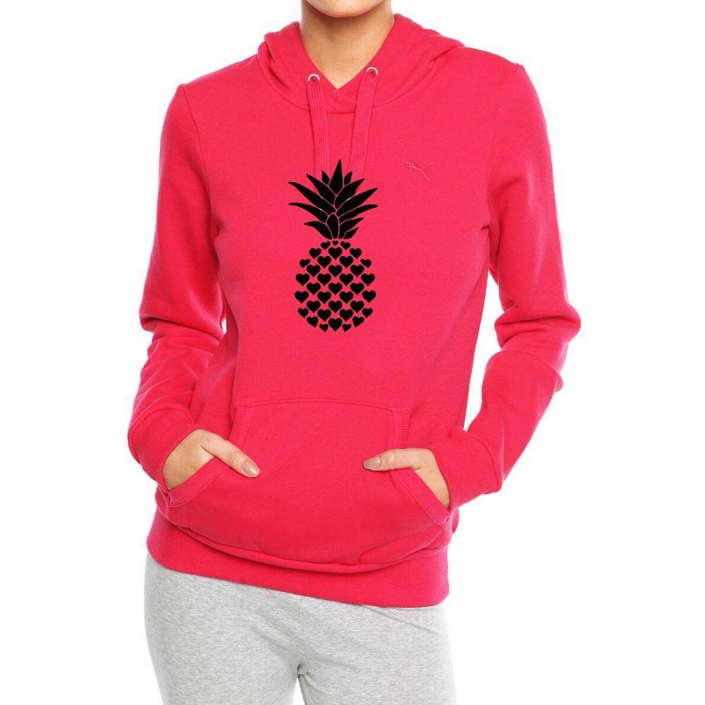 red and white moletom com capuz women's