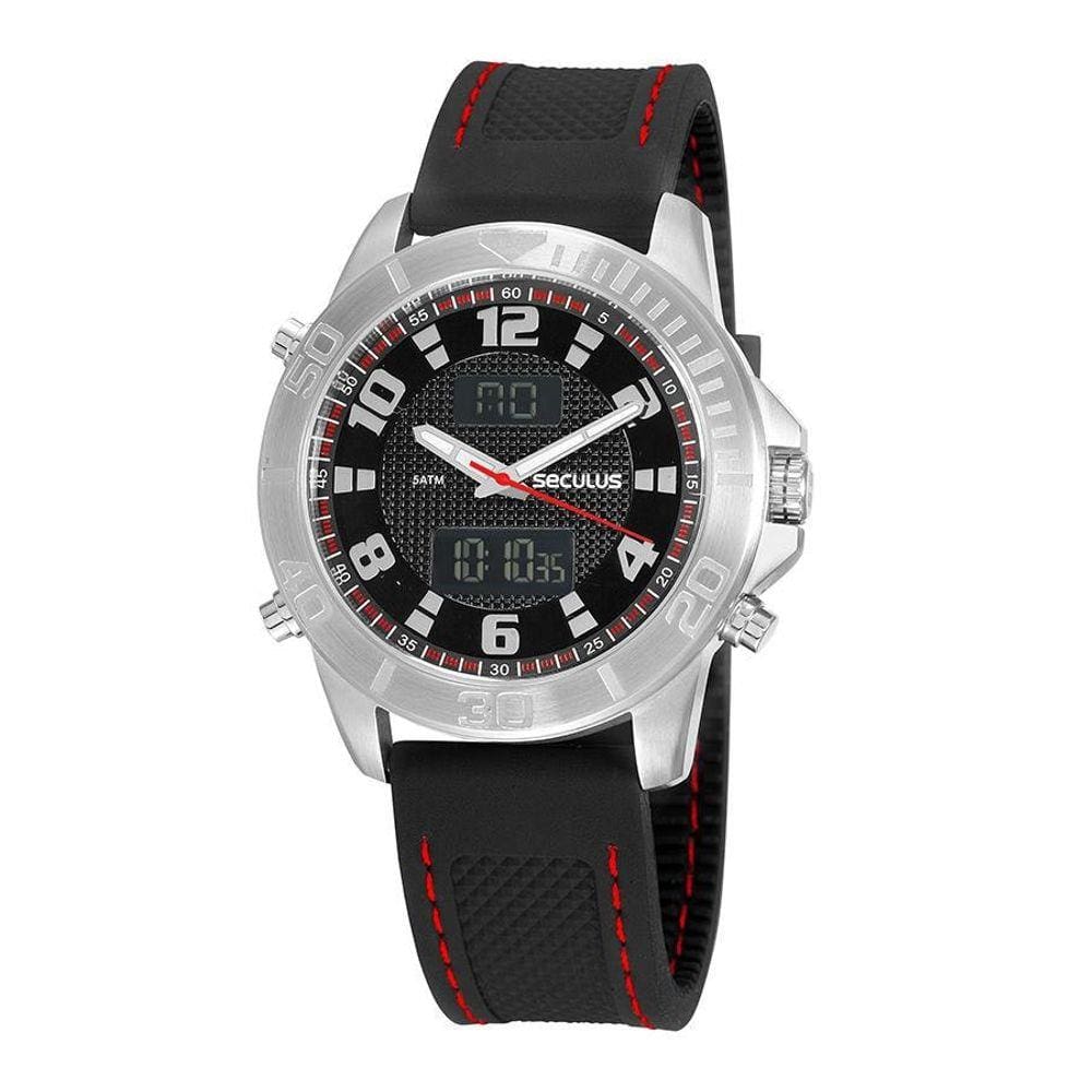 Relógio Seculus Masculino 20910G0Svnu1 Prata