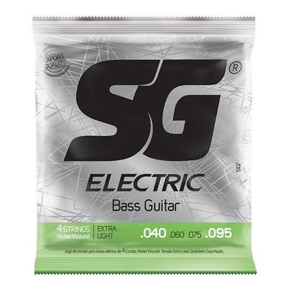 Encordoamento Corda 040 Contra-baixo 4 Cordas Sg Níquel