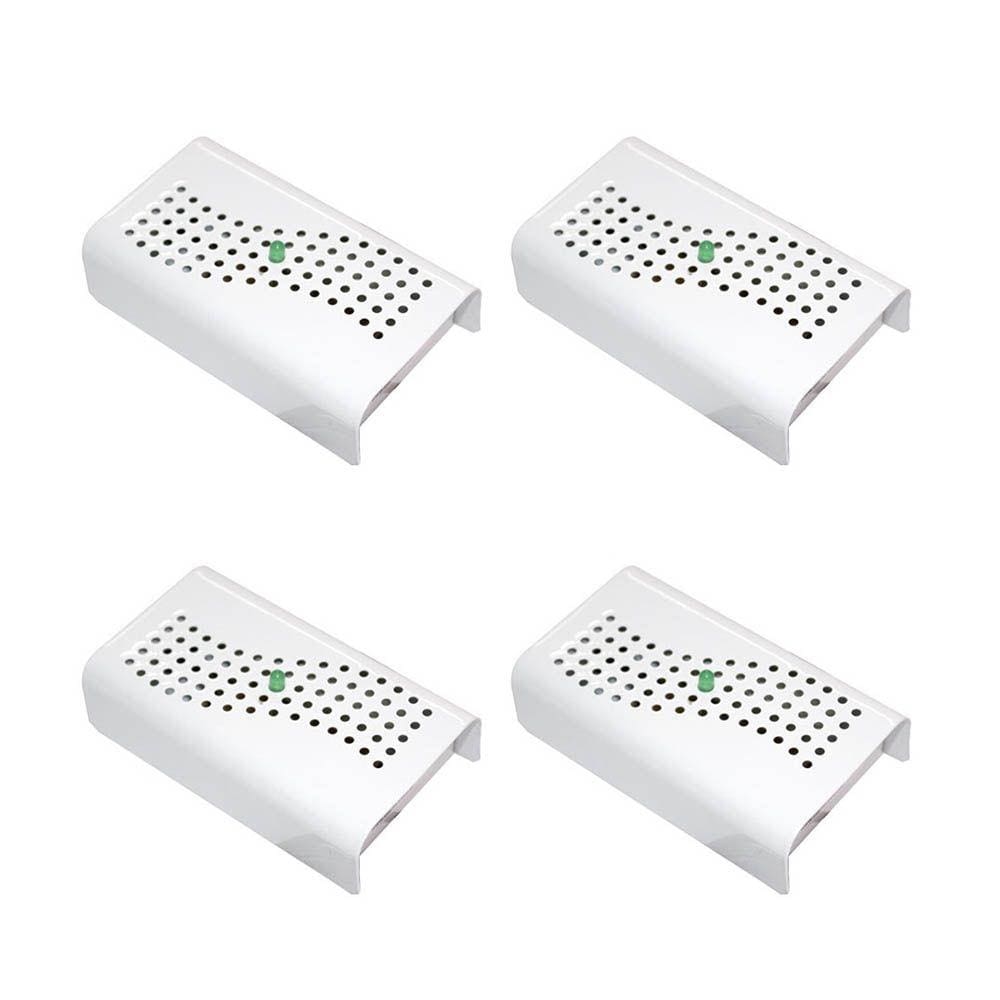 Anti Mofo Eletrônico R14 110V kit 4 unid. Branco Repel Mofo Anti-Ácaro e Fungos Desumidificador Capte