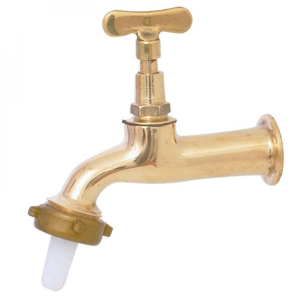 Torneira para Jardim 1130 com Bico 1/2" 3/4" Amarela