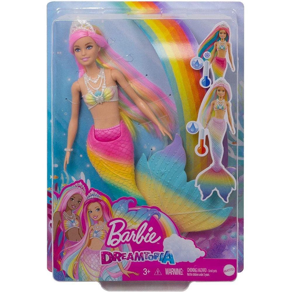 Topo de bolo Barbie sereia.