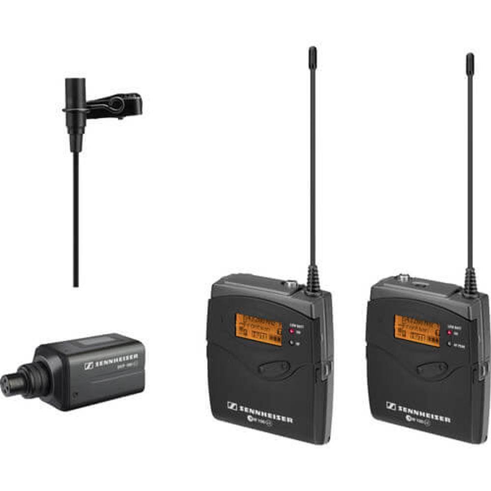 Kit Microfone Lapela ME2 Sennheiser EW 100-ENG G3-G Wireless XLR Conversor