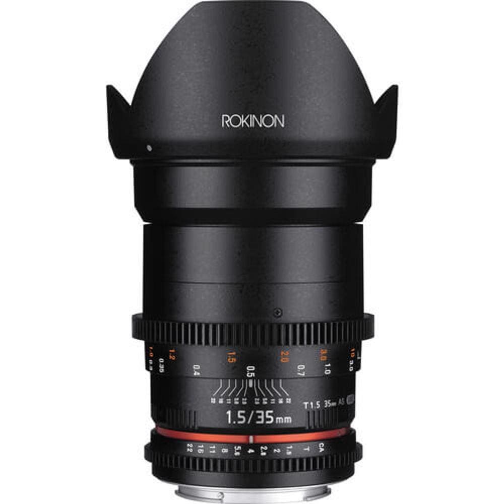 Lente Rokinon 35mm T1.5 Cine DS AS IF UMC para Sony E-Mount (DS35M-NEX)