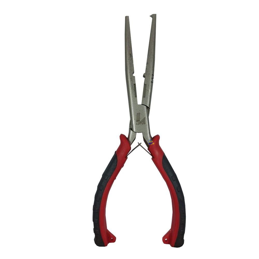 Alicate de Pesca Lotus Plus Bico Longo 9" 23cm em Aço Inoxidável Cabo Ergonômico
