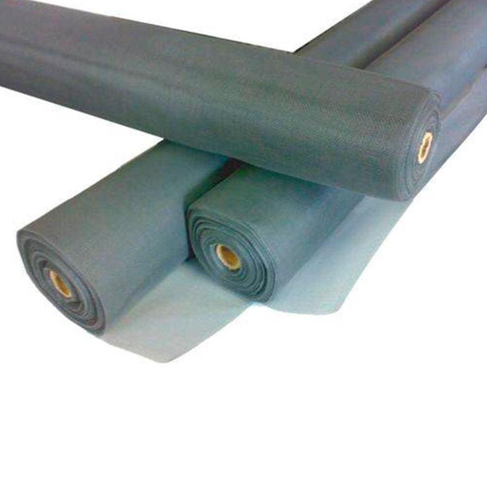 Tela Plastica Mosquiteiro Valeplast Cinza 1,5x50m