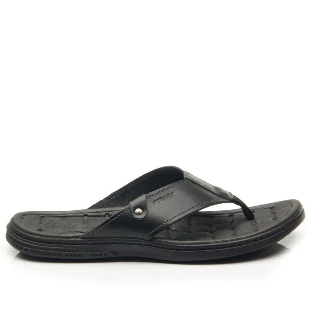 Chinelo Dedo Casual Masculino Couro Pegada 131281