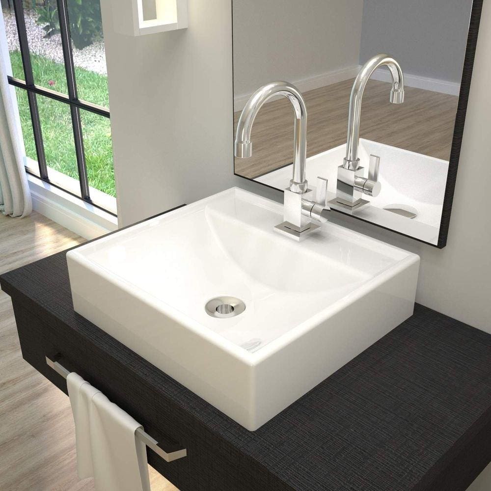 Cuba para Banheiro Q39W Ravena Compace Branco
