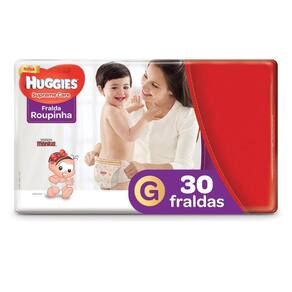 Fralda Huggies Roupinha Supreme Care G 30 Unidades