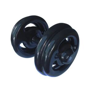 Dumbbell Emborrachado Treinamento Funcional Academia 20Kg