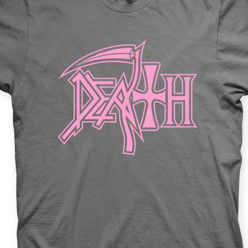 camiseta death metal rosa