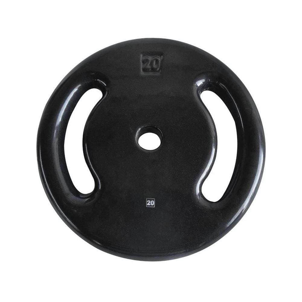 Anilha Ferro Fundido Emborrachada Fitness Academia 20,0 Kg