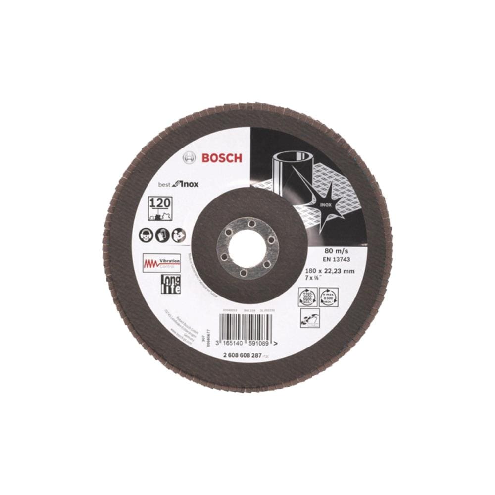 DISCO FLAP INOX 180 mm G120 BOSCH